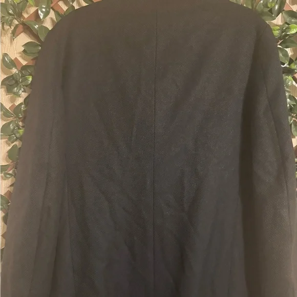 Brooks Brothers Lambswool Charcoal Trench Coat - Picture 13 of 16